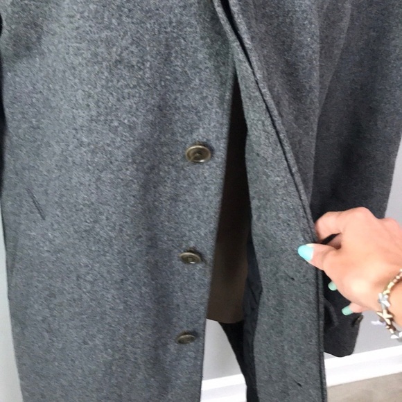 J. Crew Stadium Cloth Wool Gray Coat Medium - Picture 5 of 11